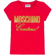 Gold T-shirts Moschino Kid Girl T-shirt Elastane - Red