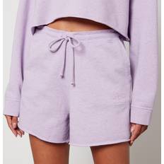 Ganni Dame Shorts Ganni Isoli Organic Cotton-Jersey Shorts Purple