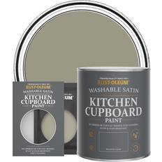 Paint Rust-Oleum Kitchen Cupboard Paint, Satin Finish Grounded Green 0.75L