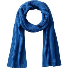 Men - Organic Scarfs Camel Active Schal, Rippstruktur, für Herren, blau