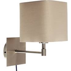 ValueLights Sheldon Brushed Plug In Wall light