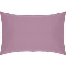 Polyester Pillow Cases Belledorm Misty Easycare Pillow Case Pink (76x51cm)