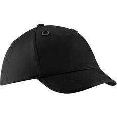 Polycarbonate Clothing Beechfield CoolmaxÂ En812 Bump Baseball Cap Headwear Black