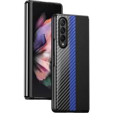 Fold 4 skal A-One Brand Galaxy Z Fold 4 Skal Carbon Fiber Mörkblå