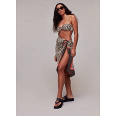 Multicoloured Swimsuit Cover-Ups & Sarong Wraps Whistles Leopard Print Beach Sarong, Multi