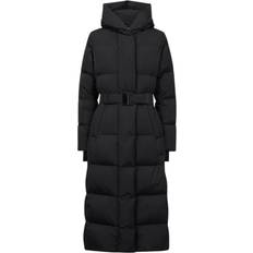 Jassen Reiss Larissa Belted Long Padded Coat - Black