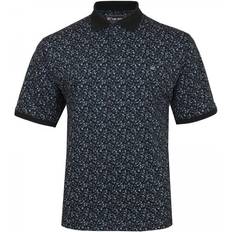 Kam Polo Shirts Kam Jeans Plus 5477 Arrow Head Print Polo Black 4XL, Colour