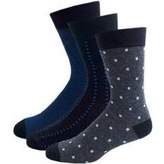 Clothing Tom Franks Patterned Socks Pack Of 3 Navy 7-11