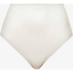 Spanx Bekleidung Spanx Womens Linen Shaping Textured High-rise Stretch-satin Thong