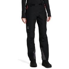 Clothing Haglöfs Women's L.I.M ZT Shell GORE-TEX PRO Pant, S, True Black/Zenith Red