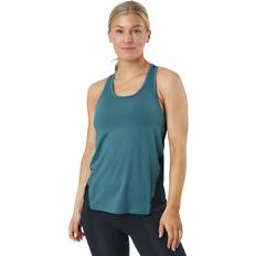 Polyester Singleter BLACC Cosima Tank Olive/black, Female, Tøj, Tops, Træning, Turkis