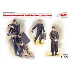 Scale Models & Model Kits ICM 35614 1:35 German Armoured Vehicle Crew 194142 4 Figs