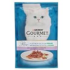 Purina Gatto Animali domestici Purina Gourmet Perle Filettini in Salsa 85 gr - Cibo Umido Per Gatti