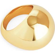 Arket Gold-Plated Chunky Sphere Ring - Gold