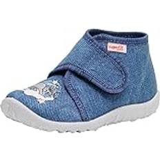 Superfit Pantoffeln Superfit Jungen Spotty Hausschuh, Blau 8060