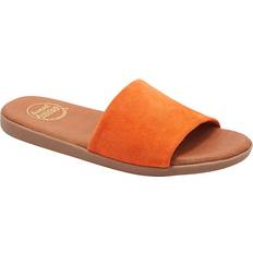 André Assous Paloma Women's Orange Sandals Flat Slide