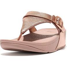 Fitflop Sandaler Fitflop LULU justerbara lädersandaler för kvinnor, roséguld, UK, Rosa guld