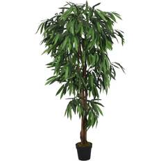 Plantes Artificielles vidaXL Manguier Artificiel 900 Feuilles 180 cm Vert Plante Artificielle