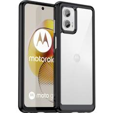 Skalo Motorola Moto G73 5G Transparent TPU Bumper cover Sort