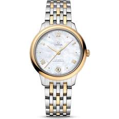 Omega Women Wrist Watches Omega De Ville Prestige 18ct Yellow Gold and Automatic 434.20.34.20.05.002, Size 34mm