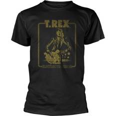 T-Rex S, Black Unisex Adult Electric Warrior T-Shirt