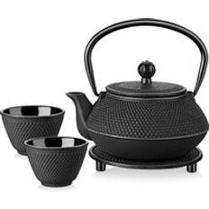 Gr8 Home Cast Iron 5 Japanese Style Teapot And Cups