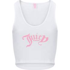 Juicy Couture Damen Tanktops Juicy Couture Chrishell Tank TOP Kvinde Toppe hos Magasin White