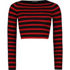 Banned Frances striped jumper Knit jumper black red