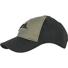 Helikon-Tex Men's kasket Logo Cap Polycotton Ripstop Black Olive Green B, Mehrfarbig, Einheitsgröße