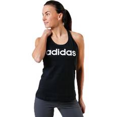 Adidas Tank Tops adidas Linear Slim Tank White/Black, Female, Tøj, Tops, Sort