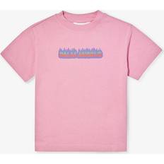 Girls Rose Quartz Li Kids Flame Logo-print Cotton-jersey T-shirt 4-12 Years Years