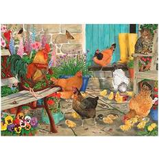 Jigsaw Puzzles The House of Puzzles 1000 Piece Jigsaw Hen Pecked ''NEW JULY 2022''