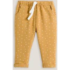 Giallo - Pantaloni da jogging Pantaloni da Jogging Stampa Stelle in Felpa