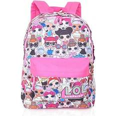 L.O.L. Surprise L.O.L. Surprise! Ryggsäck för flickor barn lol väska för skolan eller resor ryggsäck med framficka gåvor för flickor, En storlek, Rosa