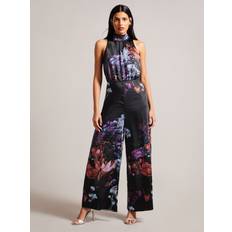 Ted Baker Jumpsuits & Overalls Ted Baker Marleeh Halterneck Jumpsuit, Black/Multi