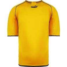 Puma King Short Sleeve Top Crew Neck Yellow Mens Football T-Shirt 715070 15