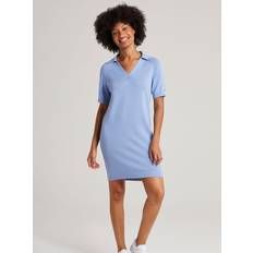 Kleider Tommy Hilfiger Cotton-Knit Mini Dress 38/UK Blau