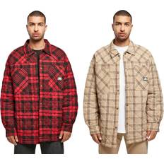 Flanel Jassen Southpole Jas Flannel Quilted - Beige