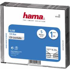 Porta CD e Vinili Hama Slim CD Jewel Case Pack 5