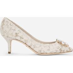 Dolce & Gabbana Heels & Pumps Dolce & Gabbana Taormina Lace Pumps White