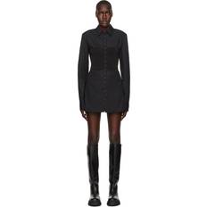 Dion Lee Black Hook Tube Minidress Black AU