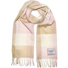 Heritage 100% Pure Wool Check Scarf Camel One