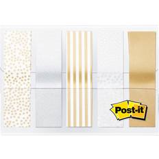 Post-it Plakbriefjes Post-it Metallic Collection Sojadrink 11.9 mm x 43.2 mm Set of 20