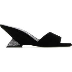 Black Suede Cheope Mules