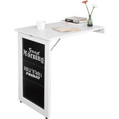 SoBuy Tables à manger SoBuy FWT20-W Pliable Murale Bureau Avec Mémo Board Table à manger