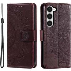Skalo Samsung S23 Plus Mandala Lompakkokotelo