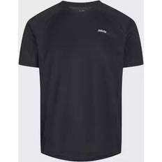 Zebdia Chest Print Sports SS Tee - Black
