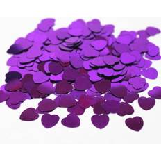 Purple Party Supplies Shatchi Heart Confetti Purple 14G Table Scatter Birthday Party Decorations