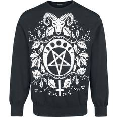 Banned Pentagram Sweater Christmas jumper black