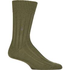 SockShop Lana merino Calzini SockShop Mens Pair Burlington Dover Virgin Wool Ribbed Green 6.5-11 Mens